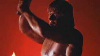 Gifs Filmsterren Dolph lundgren juistman meesters van het universum kanon filma 