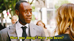 Don Cheadle GIF. Gifs Filmsterren Don cheadle Kristen bell House of lies Marty kaan Jeannie van der hooven 