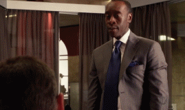 Matt Damon GIF. Tv Gifs Filmsterren Don cheadle Matt damon Klap Slapping Hous van leugens 