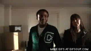 Donald Glover GIF. Gifs Filmsterren Donald glover Brandwond Nbc Community Troy barnes At &amp;amp; t 