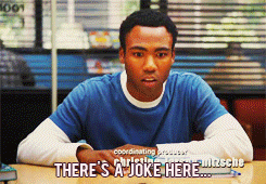 Donald Glover GIF. Gifs Filmsterren Donald glover Brandwond Nbc Community Troy barnes At &amp;amp; t 