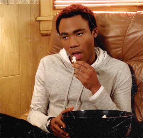 Donald Glover GIF. Gifs Filmsterren Donald glover Community Donglover 