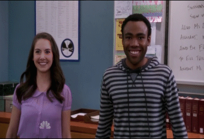 Donald Glover GIF. Gifs Filmsterren Donald glover Geschokt Verwonderd Community Troje Troy barnes 