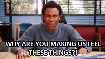 Donald Glover GIF. Gifs Filmsterren Donald glover Reactie Community Troy barnes 