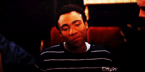 Donald Glover GIF. Bang Gifs Filmsterren Donald glover Community 