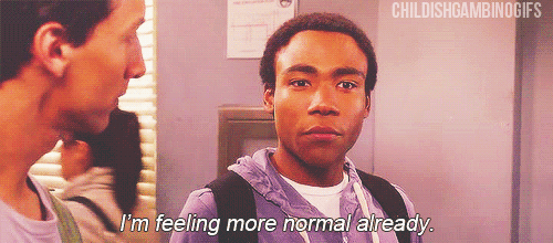 Donald Glover GIF. Gifs Filmsterren Donald glover Onkruid Community 