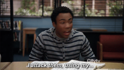 Donald Glover GIF. Gifs Filmsterren Donald glover Community Troy barnes 