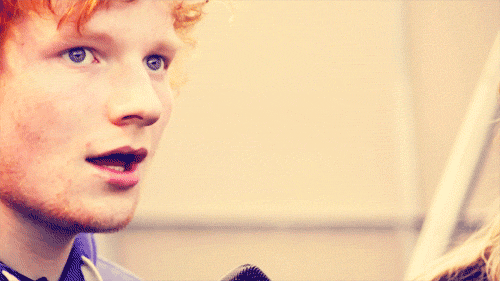 Ed Sheeran GIF. Artiesten Gifs Ed sheeran Heatmap 