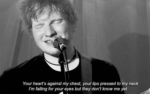 Ed Sheeran GIF. Artiesten Tv Gifs Ed sheeran 