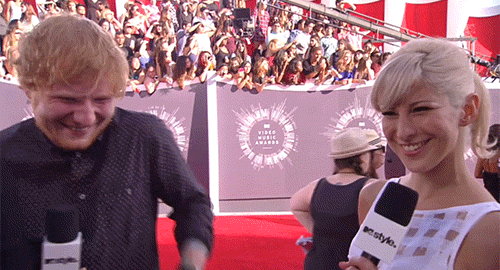 Ed Sheeran GIF. Artiesten Miley cyrus Gifs Ed sheeran Sloopkogel 