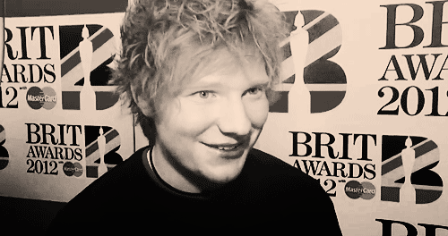 Ed Sheeran GIF. Artiesten Kat Gifs Ed sheeran 