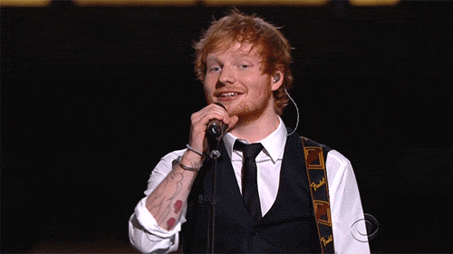 Ed Sheeran GIF. Artiesten Gifs Ed sheeran Lego huis 