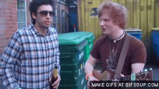 Ed Sheeran GIF. Artiesten Kat Gifs Ed sheeran 