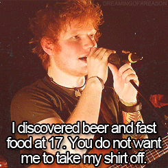 Ed Sheeran GIF. Muziek Artiesten Gifs Ed sheeran 