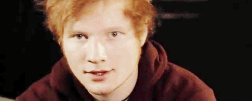 Ed Sheeran GIF. Artiesten Gifs Ed sheeran 
