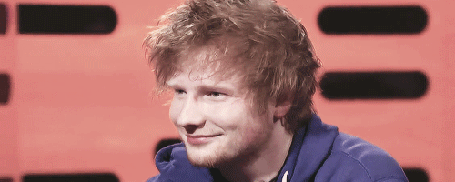 Ed Sheeran GIF. Artiesten Gifs Ed sheeran Ophalen Schouderophalend 
