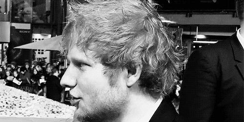 Ed Sheeran GIF. Artiesten Gifs Ed sheeran 