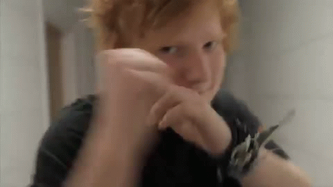 Ed Sheeran GIF. Artiesten Gifs Ed sheeran 