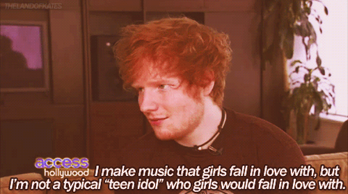 Ed Sheeran GIF. Artiesten Tv Gifs Ed sheeran 