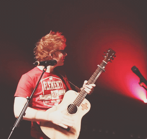 Ed Sheeran GIF. Artiesten Gifs Ed sheeran Readhead 