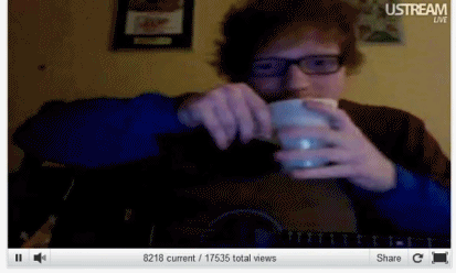 Ed Sheeran GIF. Artiesten Thee Gifs Ed sheeran Ustream 