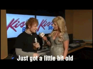 Taylor Swift GIF. Artiesten Taylor swift Gifs Ed sheeran 