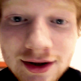 Ed Sheeran GIF. Artiesten Gifs Ed sheeran Tour dagboek 
