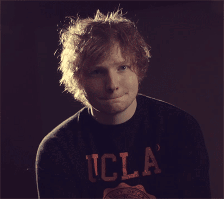 Ed Sheeran GIF. Muziek Artiesten Gifs Ed sheeran 