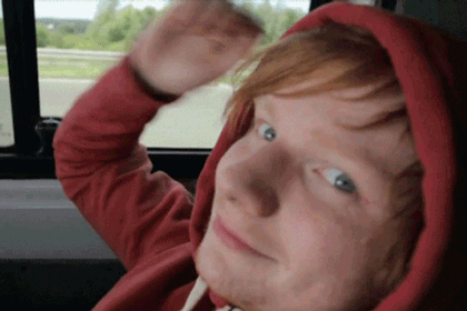 Ed Sheeran GIF. Beroemdheden Artiesten Gifs Ed sheeran 