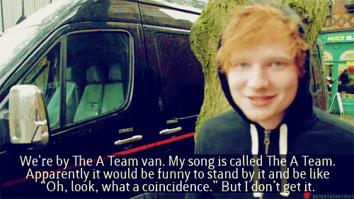 Ed Sheeran GIF. Artiesten Gifs Ed sheeran 