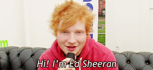 Ed Sheeran GIF. Liefde Artiesten Kat Gifs Ed sheeran 
