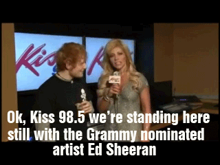 Ed Sheeran GIF. Artiesten Gifs Ed sheeran Grammys Thegrammys 