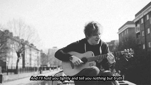 Ed Sheeran GIF. Artiesten Gifs Ed sheeran Kleine hobbel 