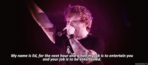 Ed Sheeran GIF. Artiesten Vervoer Gifs Ed sheeran 