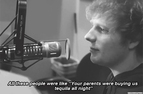 Ed Sheeran GIF. Artiesten Gifs Ed sheeran Mtv Emas 2014 