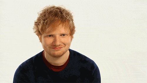 Ed Sheeran GIF. Muziek Artiesten Gifs Ed sheeran 