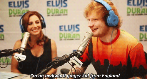 Ed Sheeran GIF. Artiesten Kat Gifs Ed sheeran 