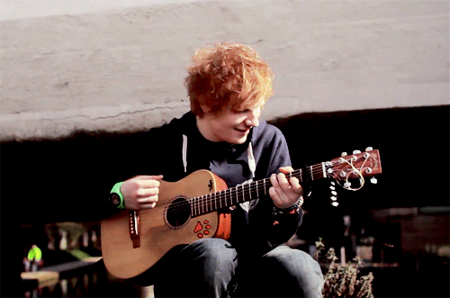 Ed Sheeran GIF. Artiesten Gifs Ed sheeran 