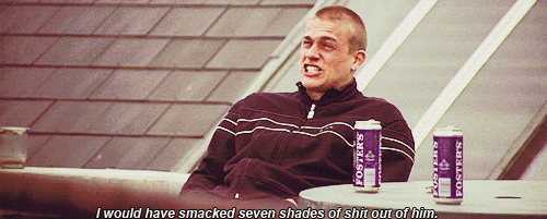 Elijah Wood GIF. Elijah wood Gifs Filmsterren Hooligans Charlie hunnam 