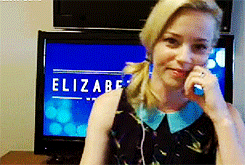 Elizabeth Banks GIF. Gifs Filmsterren Elizabeth banks Vragen Vraag Effie trinket Maggievh 
