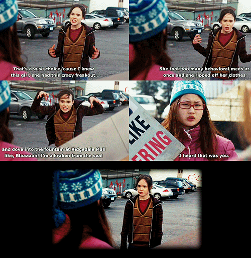 Gifs Filmsterren Ellen page Juno v valeria tian 