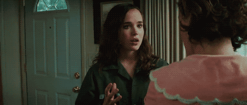 Kus Gifs Filmsterren Ellen page Michael cera Juno 
