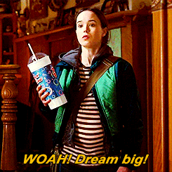 Ellen Page GIF. Gifs Filmsterren Ellen page Juno Whip it 