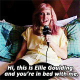 Ellie Goulding GIF. Artiesten Gifs Ellie goulding Citaat Schattige Brits 