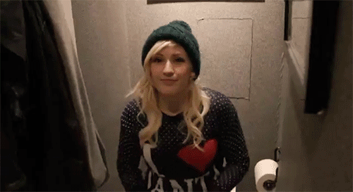 Ellie Goulding GIF. Kerstmis Artiesten Gifs Ellie goulding Duimen omhoog Celebrity kerst Fearne cotton 