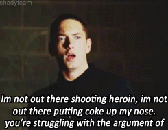 Eminem GIF. Artiesten Eminem Stan Gifs Slank Slim shady 