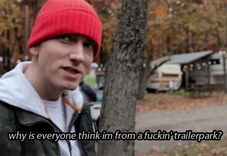 Muziek Artiesten Hip hop Eminem Gifs 8 mile slim shady b rabbit 