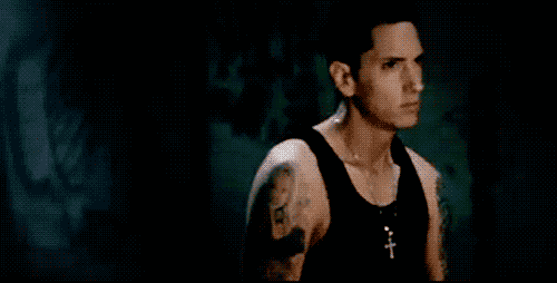 Muziek Artiesten Eminem Gifs ge&euml;rgerd rap zucht 