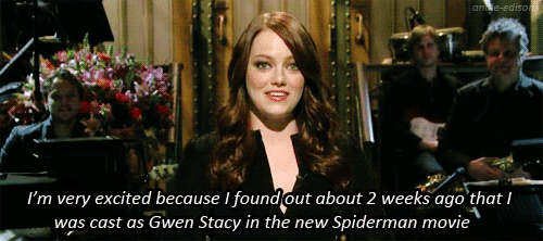Emma Stone GIF. Bioscoop Easy a Gifs Filmsterren Emma stone 