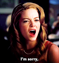 Emma Stone GIF. Bioscoop Sorry Gifs Filmsterren Emma stone 